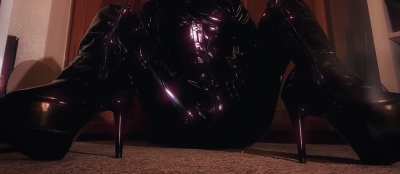 The sound of latex is one of the best parts
