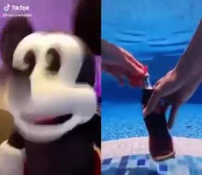 mickey mouse likes coke