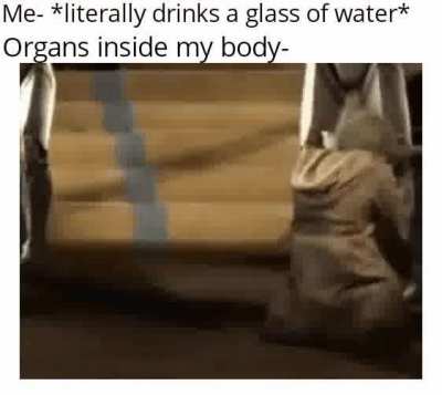 Stay hydrated bros