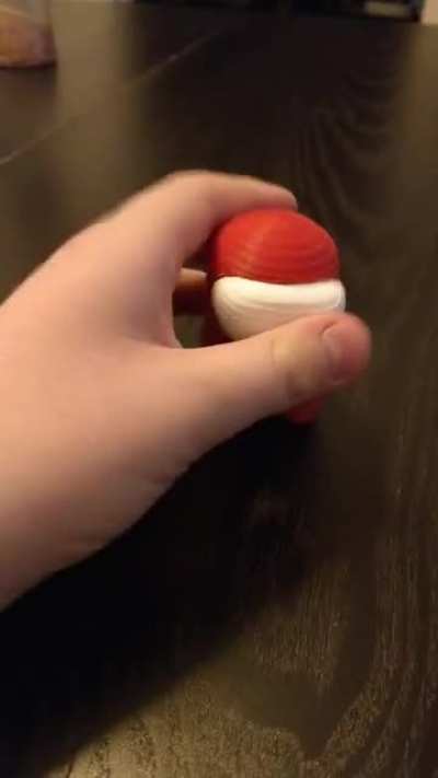 I 3D printed this among us player and it can both be alive and dead