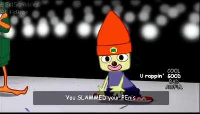 I thlammed me penith in the car door