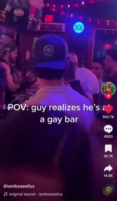 This gay bar doesn’t have a fire exit!