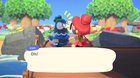 Ken out to make friends on his first day on my island