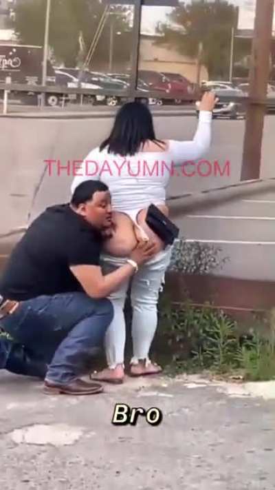 That man is starving