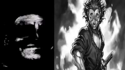 Meeting Baki characters in a forest at night.