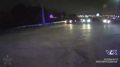 HMFT after I, a sheriff’s deputy, am struck by a fleeing SUV.