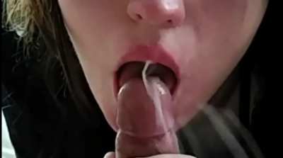 Even the cumshot doesn't make her stop