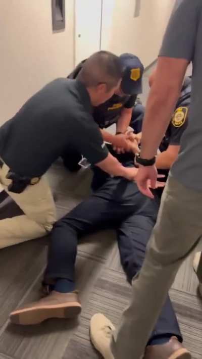 California Senator Alex Padilla thrown to the ground and handcuffed by FBI after being removed from DHS press conference