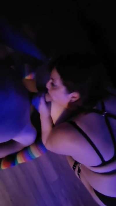 Take it out of her pussy and suck it