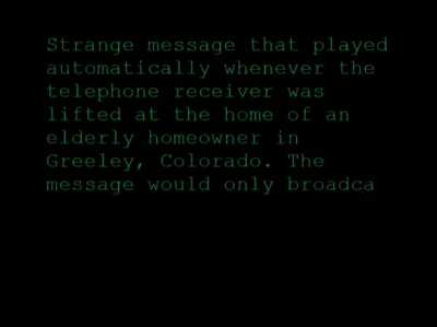 2012 audio recording of an intercept call believed to be from NORAD
