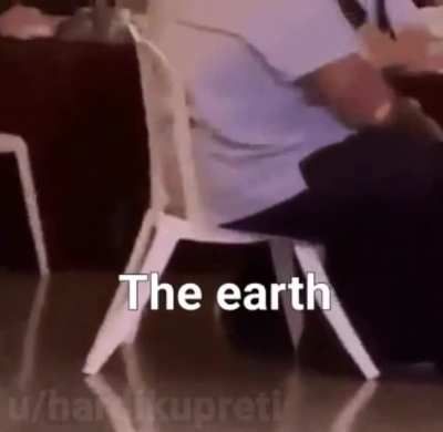 Legend says that God gave up. Your mom's too fat.