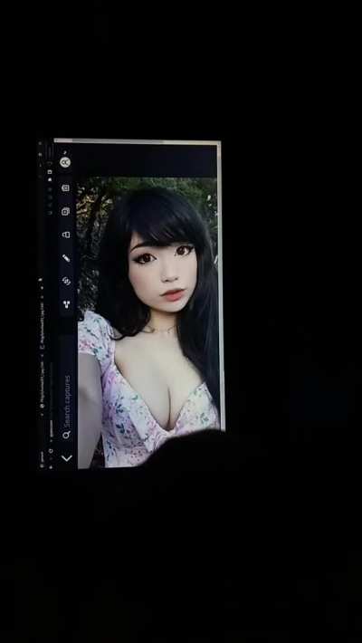 Shooting my fat load all over Emiru's sexy face and tits