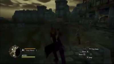 I can’t help but lob this kid into the Everfall every time I pass