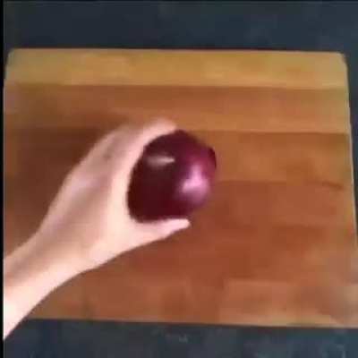 How to chop onon