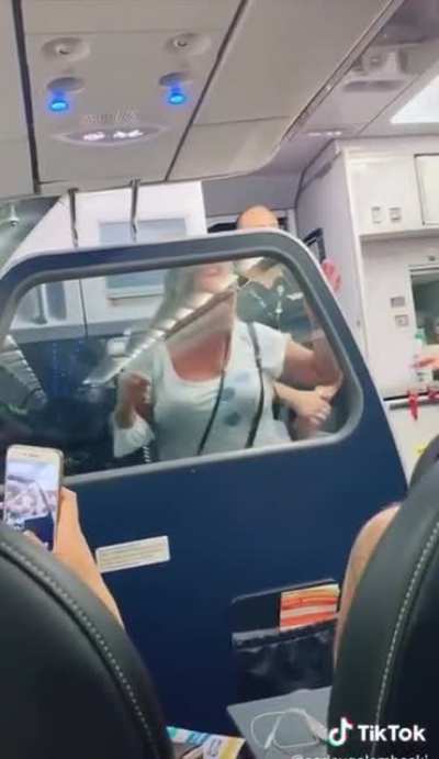 Karen gets kicked off plane for refusing to wear a mask, then claims its racism