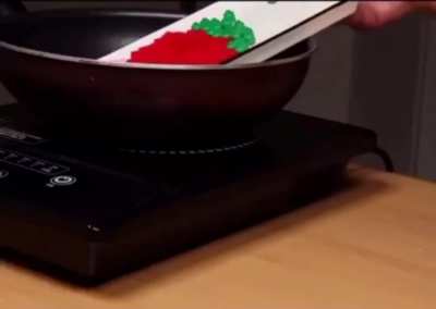 Lego meal preparation. Incredible