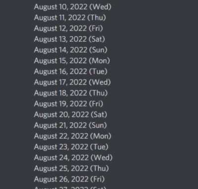 TTT at 8?