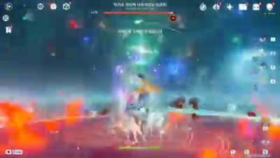 Raiden boss Wanderer showcase 13 seconds