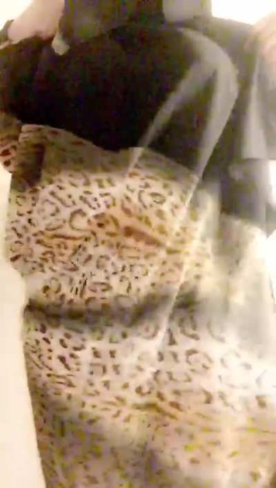Sexy strip tease in a burka