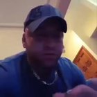 Dude attempts the fire extinguisher challenge