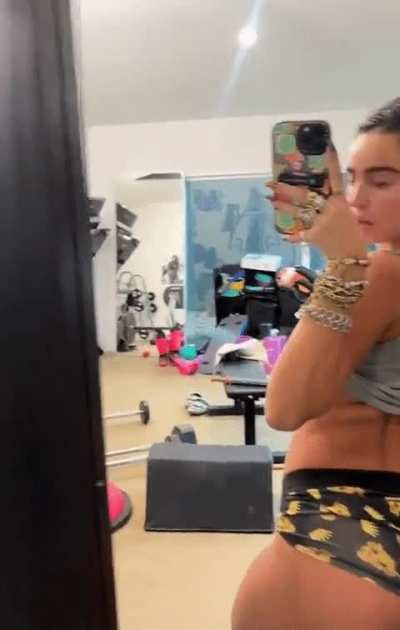 After workout gains - Snapchat December 2023