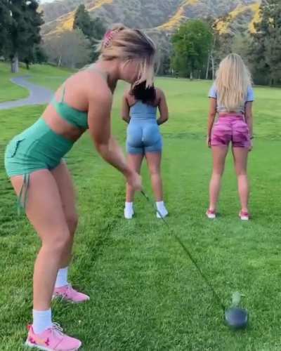 Perfect swing.