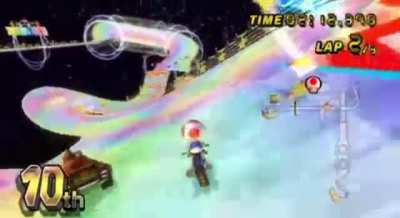 rainbow road is a nightmare