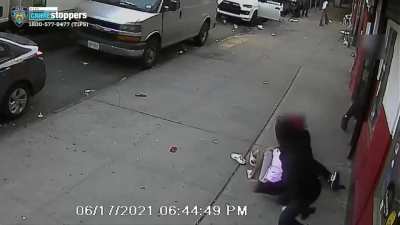 A Hitman's Bullets Narrowly Miss Two Children In The Bronx As He Hones In On His Target And Lets Out A Volley Of Gun Shots