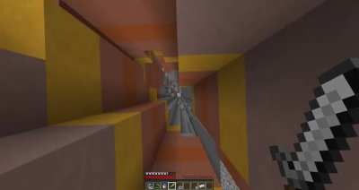 What the next Minecraft explorations are going to look like. Here, I knew what was waiting for me and I wouldn't know what would have happened to me if I'd been surprised. 140 blocks dropped at seed 2087378687533126220 and -28 91 -40