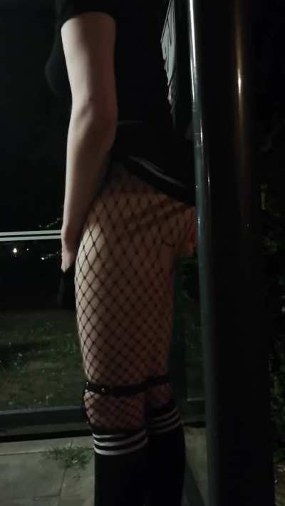 Waiting at the bus stop... 🥵 [u/FitUnit7600]