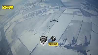 FPV drones of Ukrainian operators hit 6 Zala. February-March 2025, somewhere in the airspace.