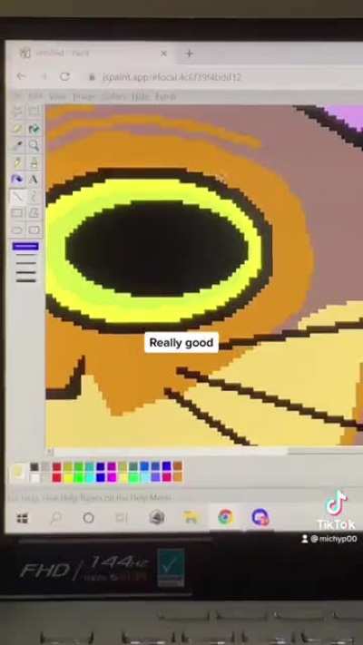MS paint cat