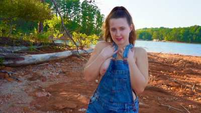 I always make sure to wear no bra under my overalls 