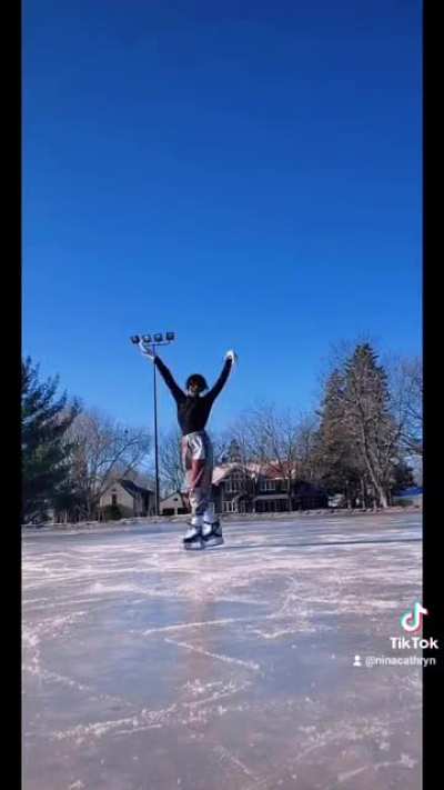 I'm out here turning into an icesicle!!
