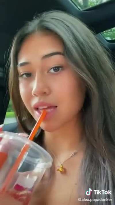 in the car