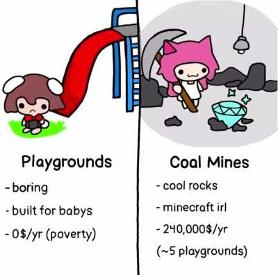 So we really have child labour as a running joke in here huh?