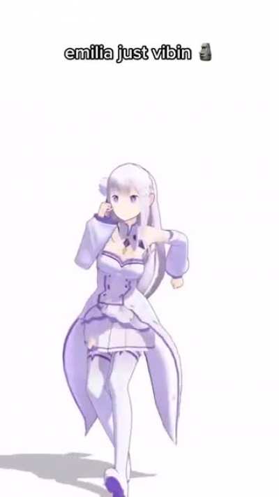 Emilia just dancing [Media]