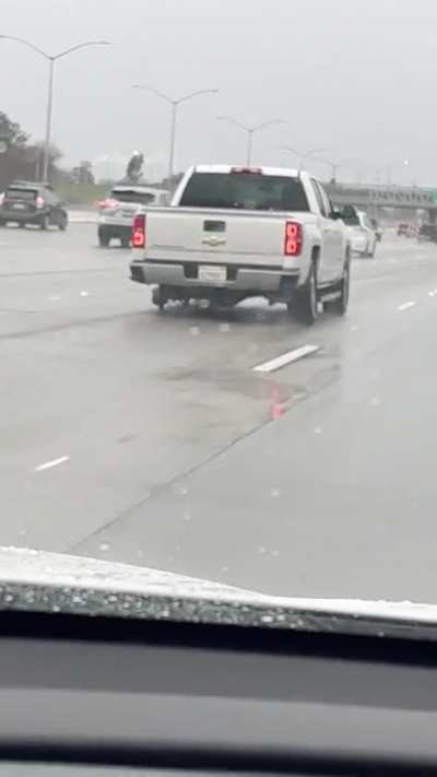 On the 405 this morning