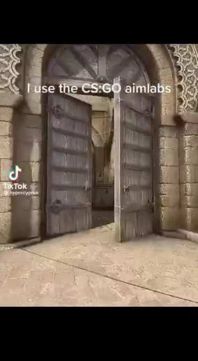 Unsing aimlabs..