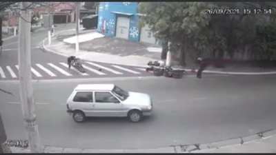Biker fight…