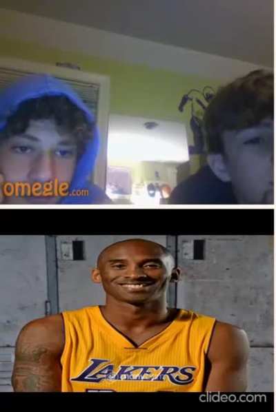 I found Kobe on OMEGLE!!!! (george floyd too)