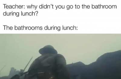 Literally every bathroom in every school