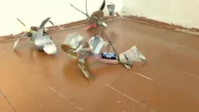 Noisy trash robots