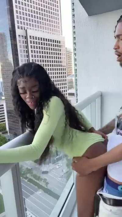 Getting It In On The Balcony