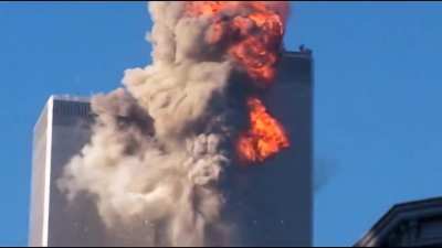 One of the only known video of the North Tower being hit by Flight 11. [HD]