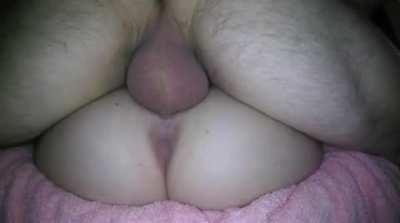 Him pumping balls deep in me, watch it gush out