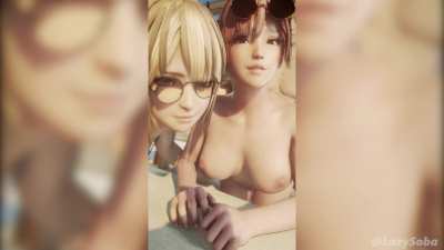Marie Rose and Honoka (Soba)