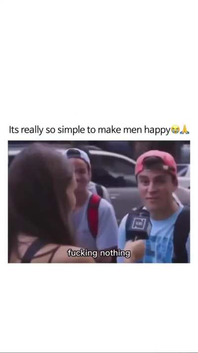 My man has priorities