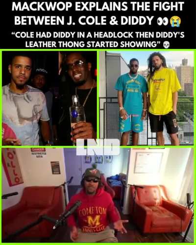 Mackwop form TDE claims Diddy's thing pop's out during fight with J Cole.
