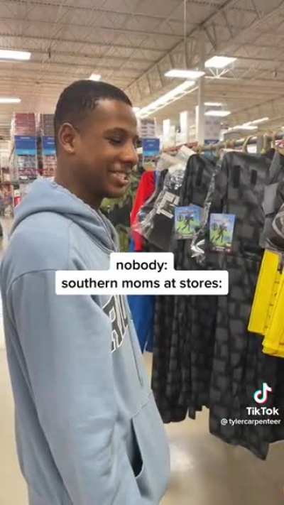 Southern moms at the store